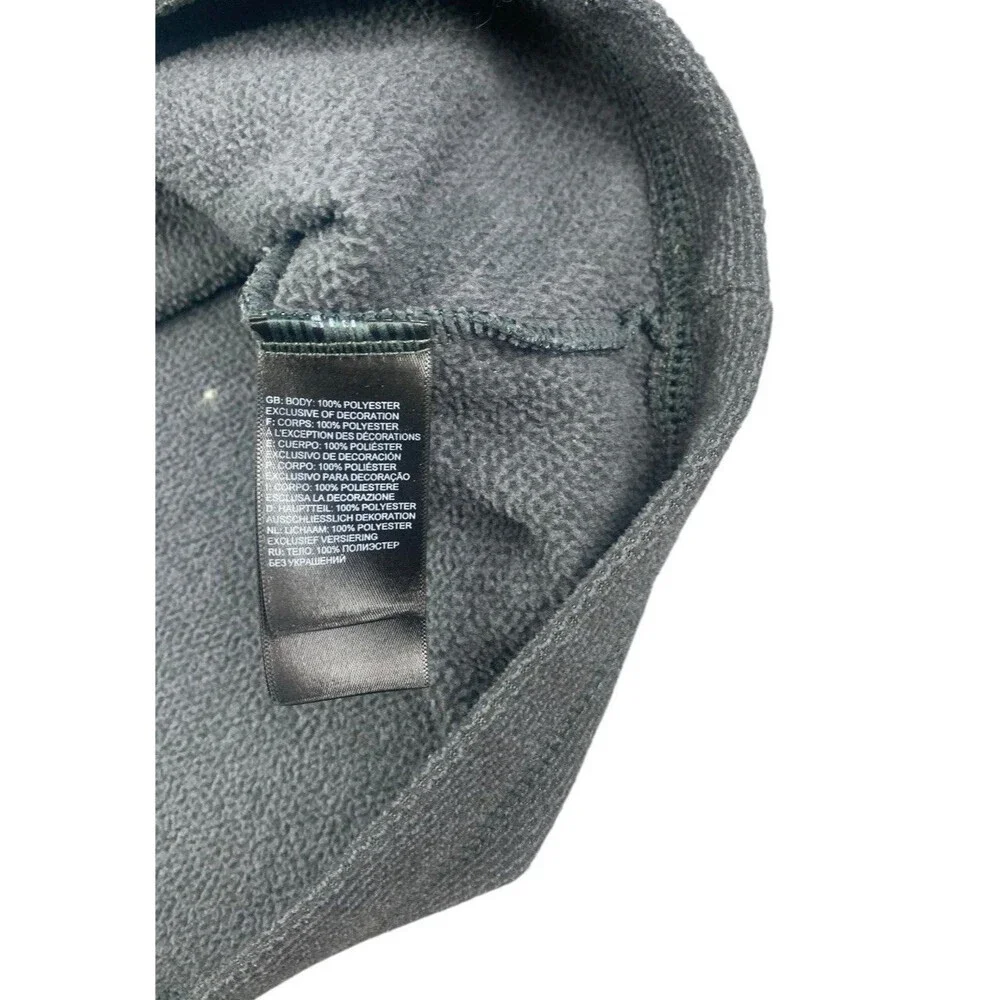 The North Face 1/4 Zip Sweater, Gray, High Neck Pullover Fleece, Men’s Sz Large